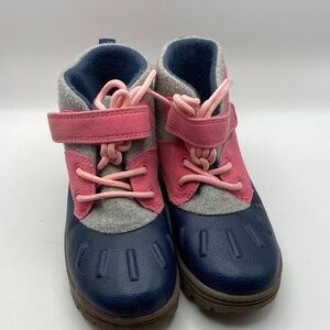 Carter's Navy and Pink Kids Boots